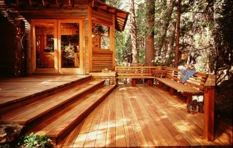 Redwood Decking