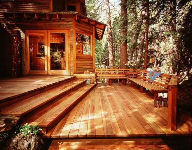 Redwood Decking