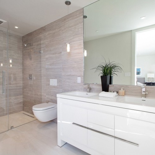 California Shower Bathroom Remodel